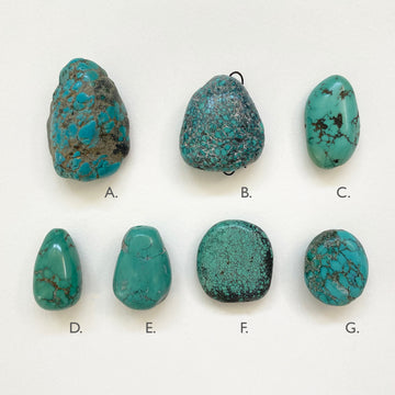 Turquoise Nugget Bead (096_TUR_021)