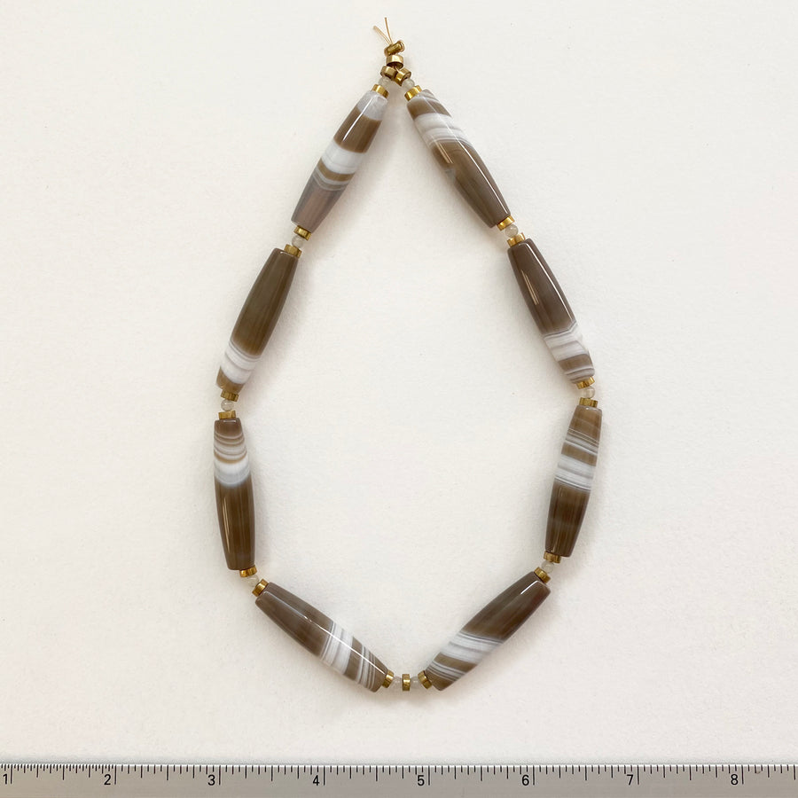 Agate Bead Strand (097_AGA_003)