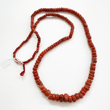 Mediterranean Coral Bead Strand (097_COR_001)