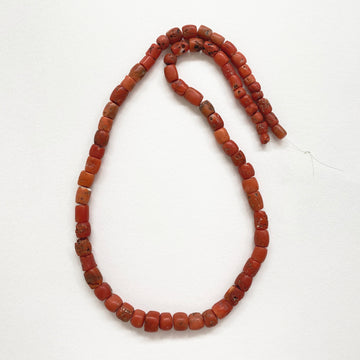 Mediterranean Coral Bead Strand (097_COR_019)
