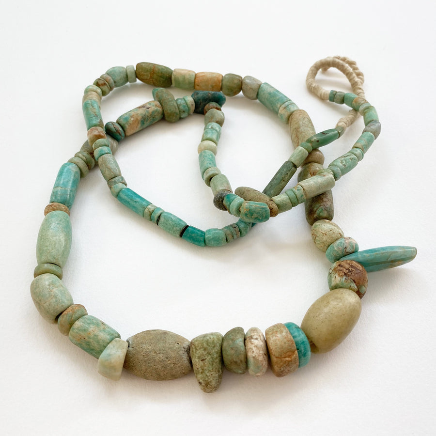 Old Amazonite Necklace (099_AFR_006j)