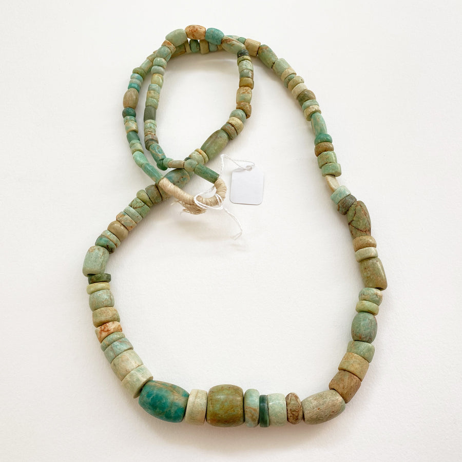 Old Amazonite Necklace (099_AFR_009j)
