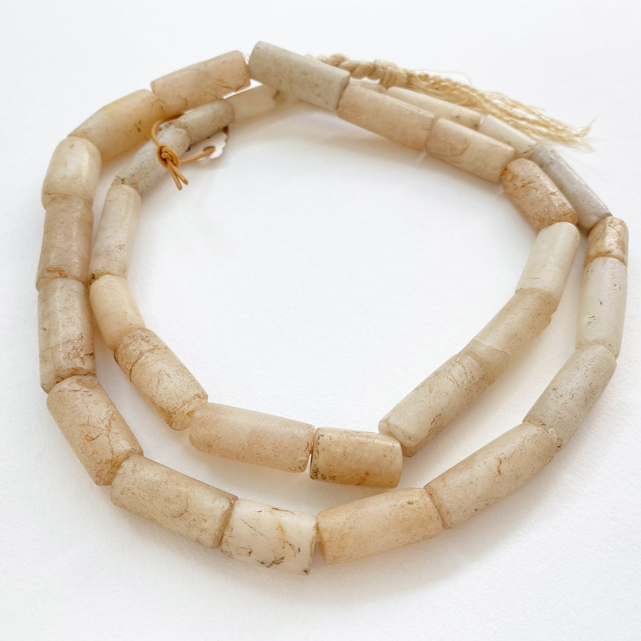 Old Quartz Bead Strand (099_AFR_012)