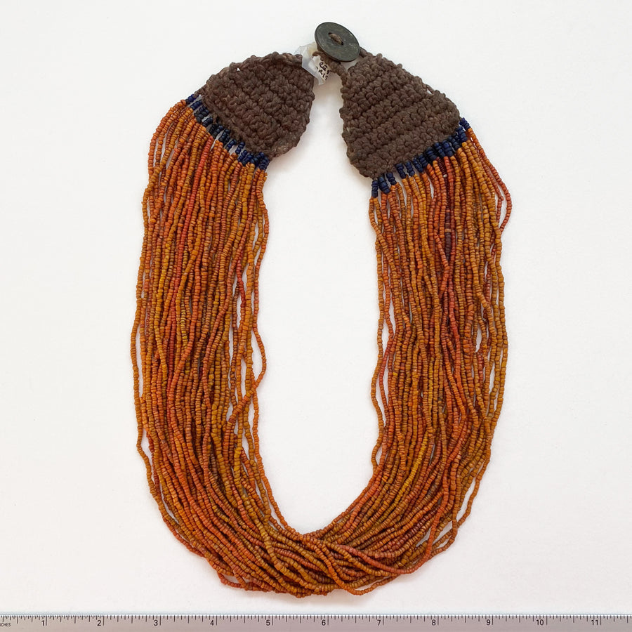 Naga Style Beaded Necklace (104_NAG_009j)