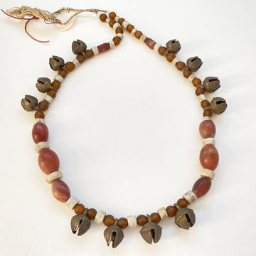 Carnelian and Shell Necklace (105_IND_001j)