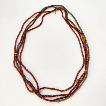 Glass seed bead necklace (106_IND_022j)