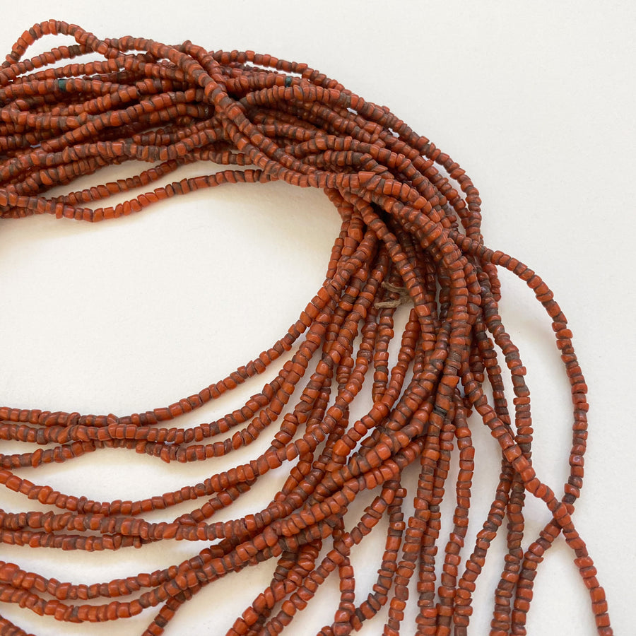 Multi-Strand Glass Seed Bead Necklace (106_IND_041j)