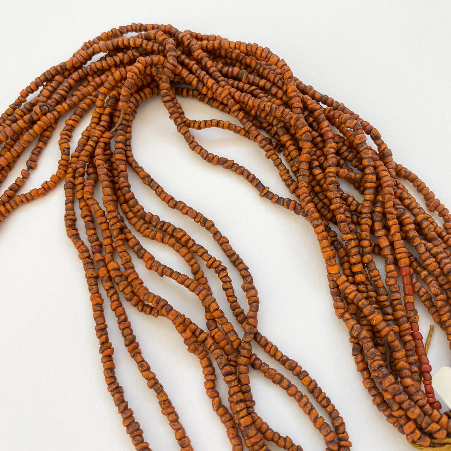 Multi-Strand Glass Seed Bead Necklace (106_IND_043j)