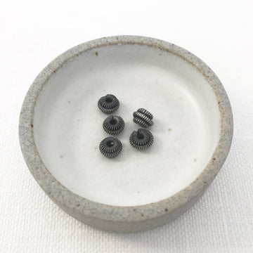 Bali/India Silver  Rondelle Bead (BAS_150)