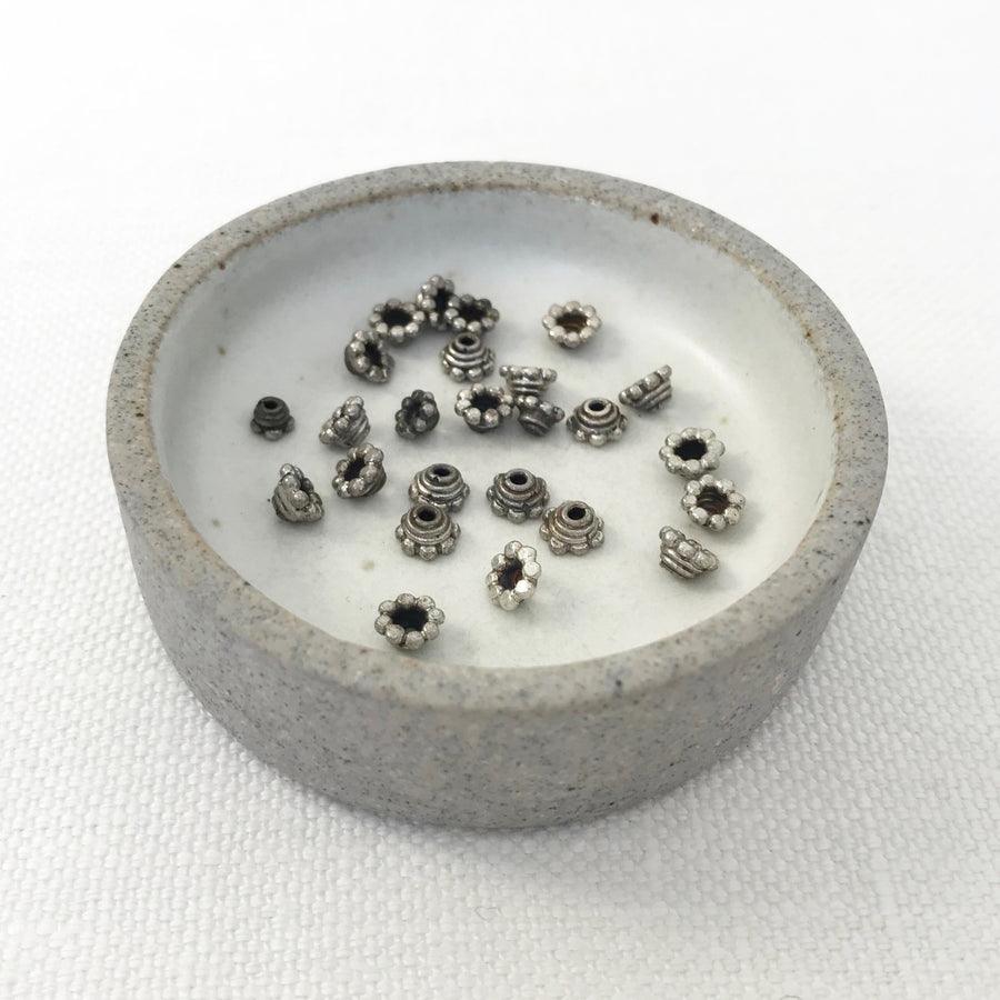 Bali/India Silver Filigree Round Bead (BAS_165)