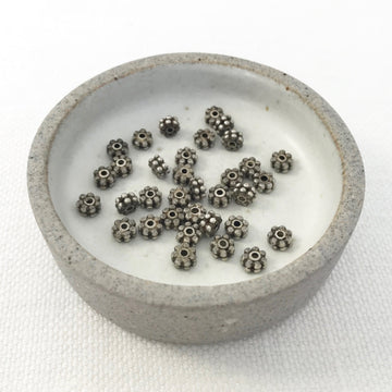 Bali/India Silver  Heishi Bead (BAS_167)