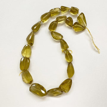 Citrine Faceted Nugget Bead Strand (CIT_006)