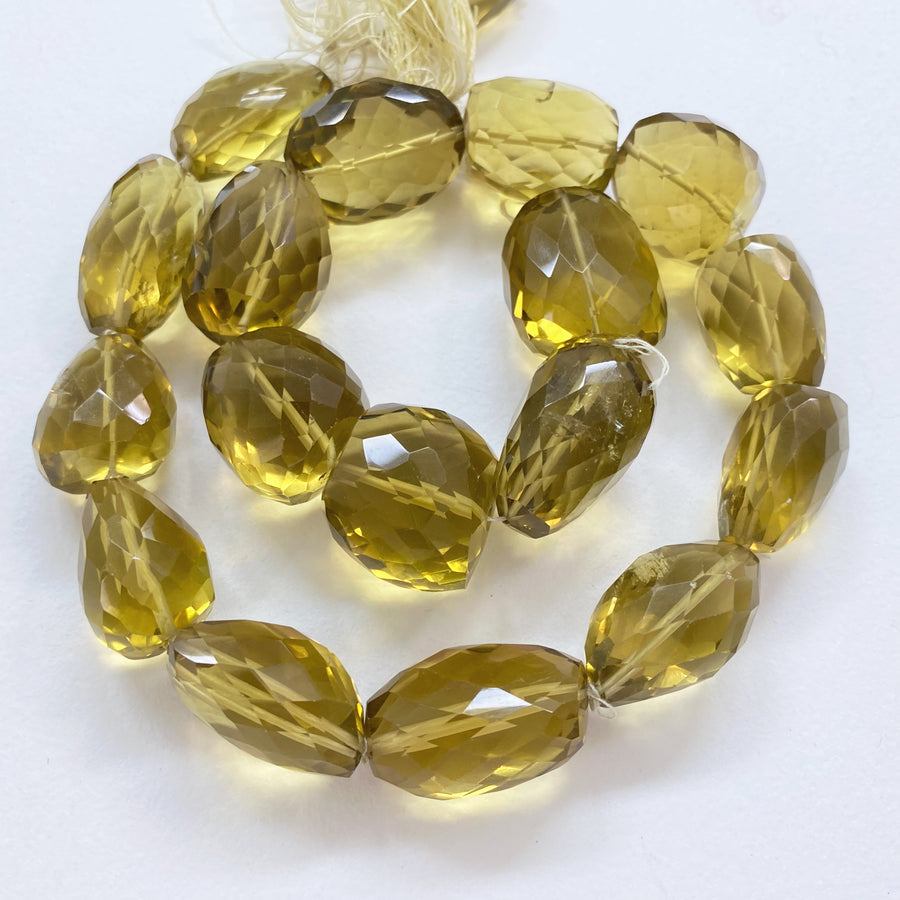 Citrine Faceted Nugget Bead Strand (CIT_007)