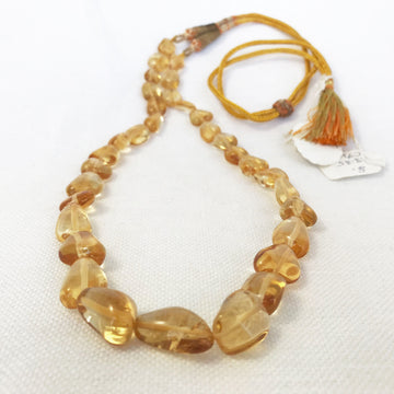 Citrine Faceted Nugget Bead Strand (CIT_009)
