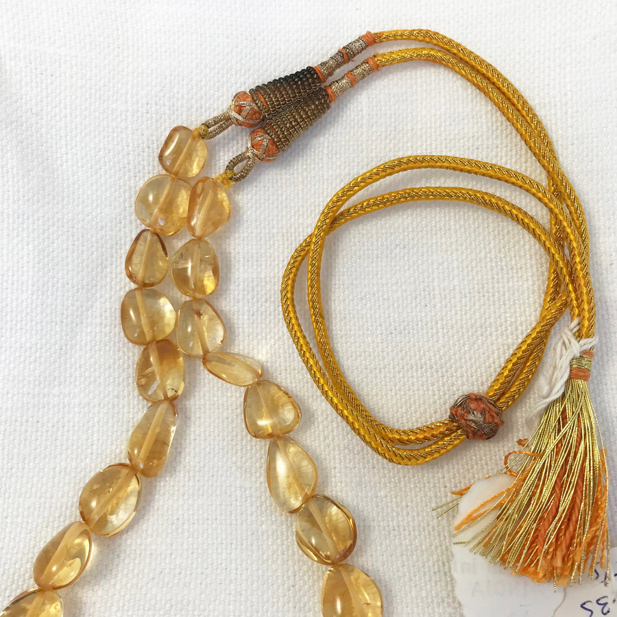 Citrine Faceted Nugget Bead Strand (CIT_009)