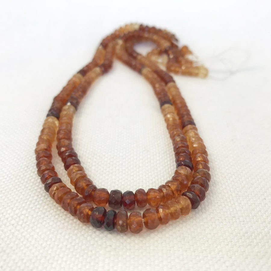 Citrine Faceted Rondelle Bead Strand (CIT_030)