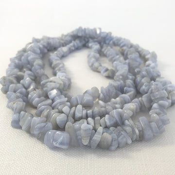 Crazy Lace Agate Chip Bead Strand (CLA-G014)