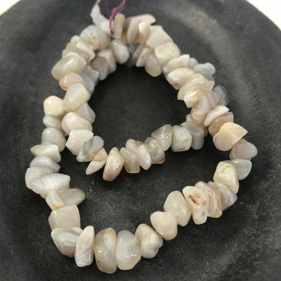 Crazy Lace Agate Chip Bead Strand (CLA_015)