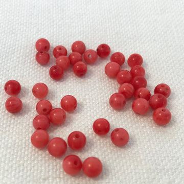 Coral Round Dyed Bead (COR_012)
