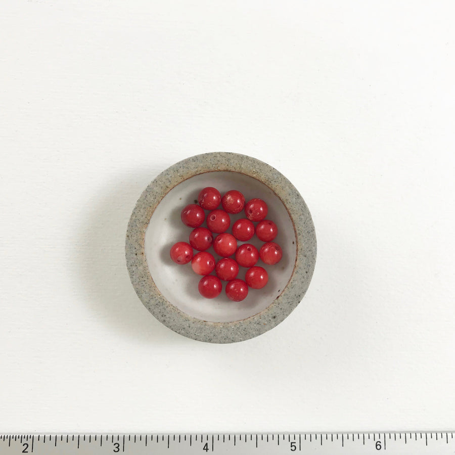 Coral Round Dyed Bead (COR_012)