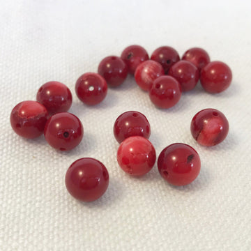 Coral Round Dyed Bead (COR_015)