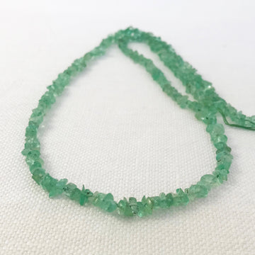 Emerald Chip Bead Strand (EME_007)