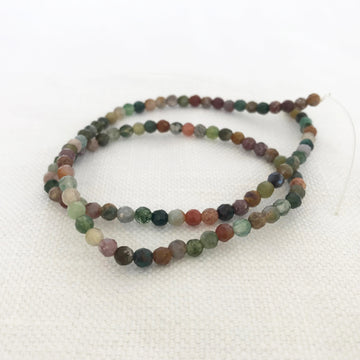 Fancy Agate Round Bead Strand (FAA_006)