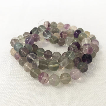 Fluorite Round Bead Strand (FLO_006)