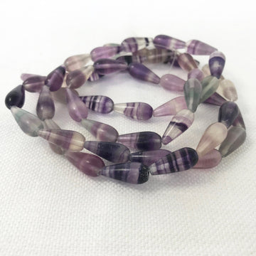 Fluorite Tear Bead Strand (FLO_011)