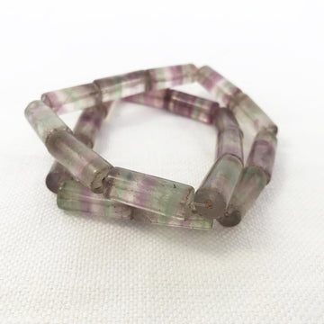 Fluorite Tube Bead Strand (FLO_014)