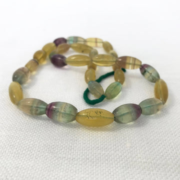 Fluorite Oval Bead Strand (FLO_015)