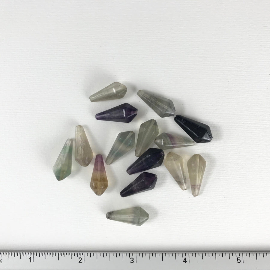 Fluorite Faceted Tear Bead (FLO_053)