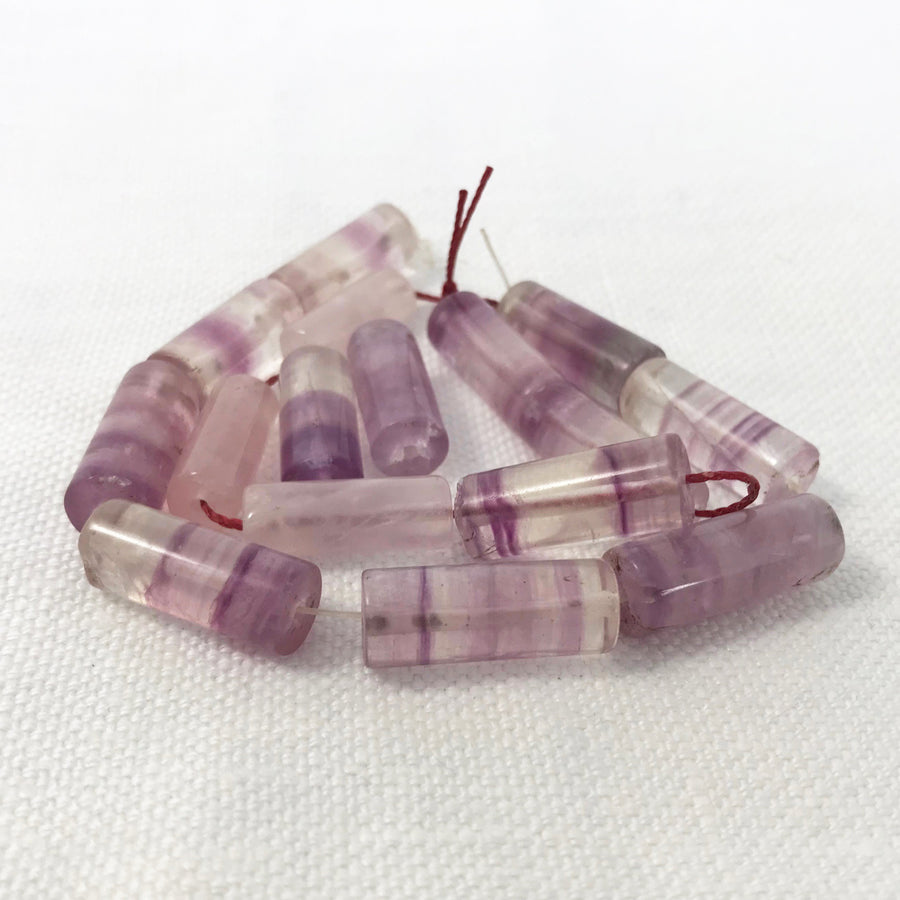 Fluorite Tube Bead (FLO_055)