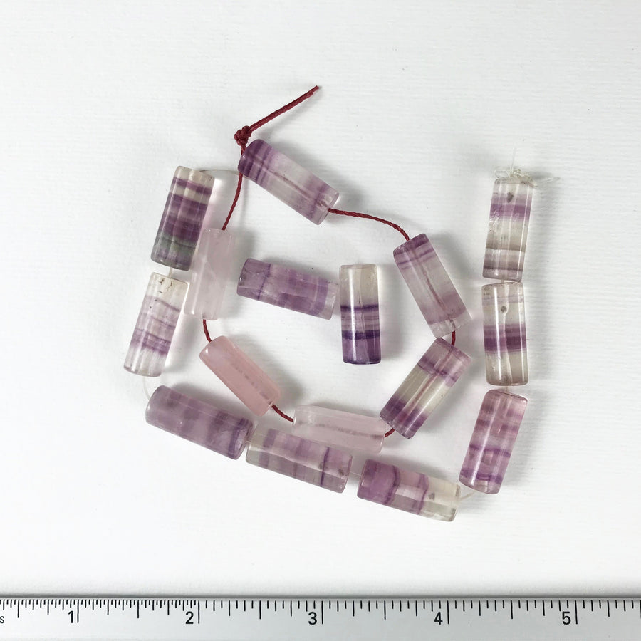 Fluorite Tube Bead (FLO_055)