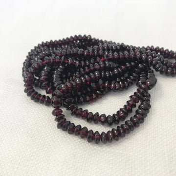 Garnet Rondelle Bead Strand (GAR_024)