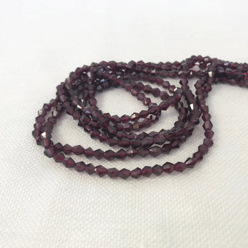 Garnet Faceted Rondelle Bead Strand (GAR-G026)