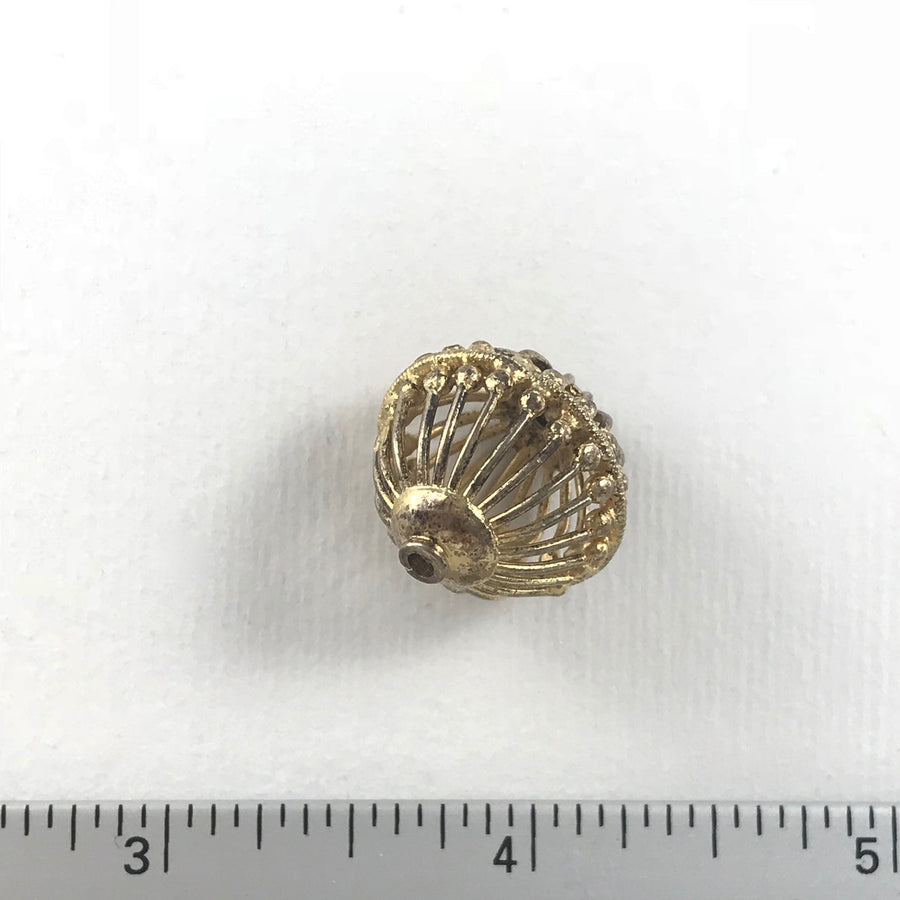 Gold plate  Round Bead (GOP_020)
