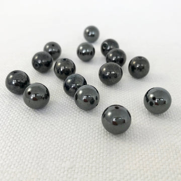 Hematite Round Bead (HEM_003)