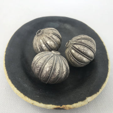 Silver  Rondelle Bead (INS_003)