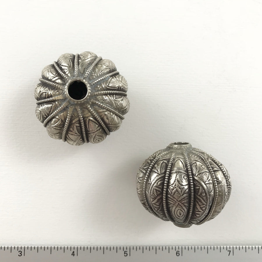Silver  Rondelle Bead (INS_003)
