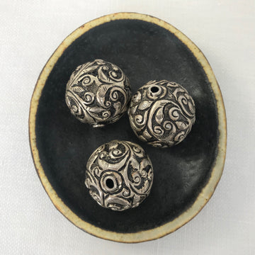 Silver  Round Bead (INS_004)