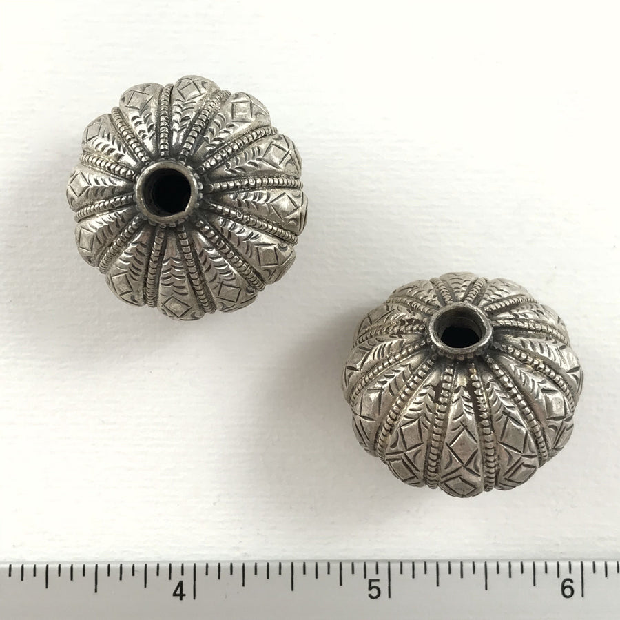 Silver  Rondelle Bead (INS_005)