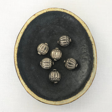 Silver  Oval Bead (INS_007)