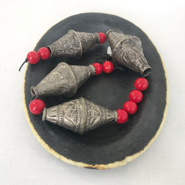 Silver  Bicone Bead (INS_010)