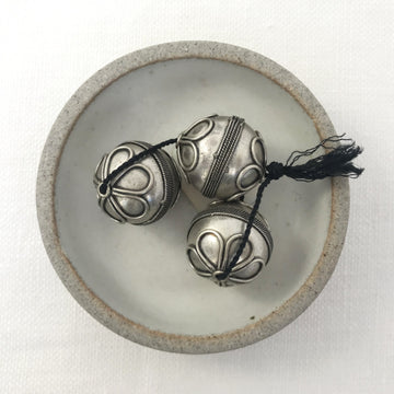 Silver  Oval Bead (INS_013)