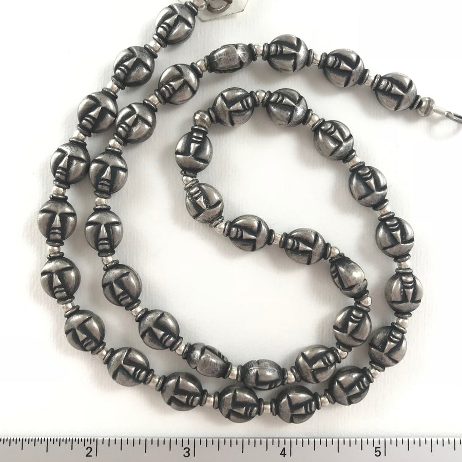 Silver  Head Bead Strand (INS_030)
