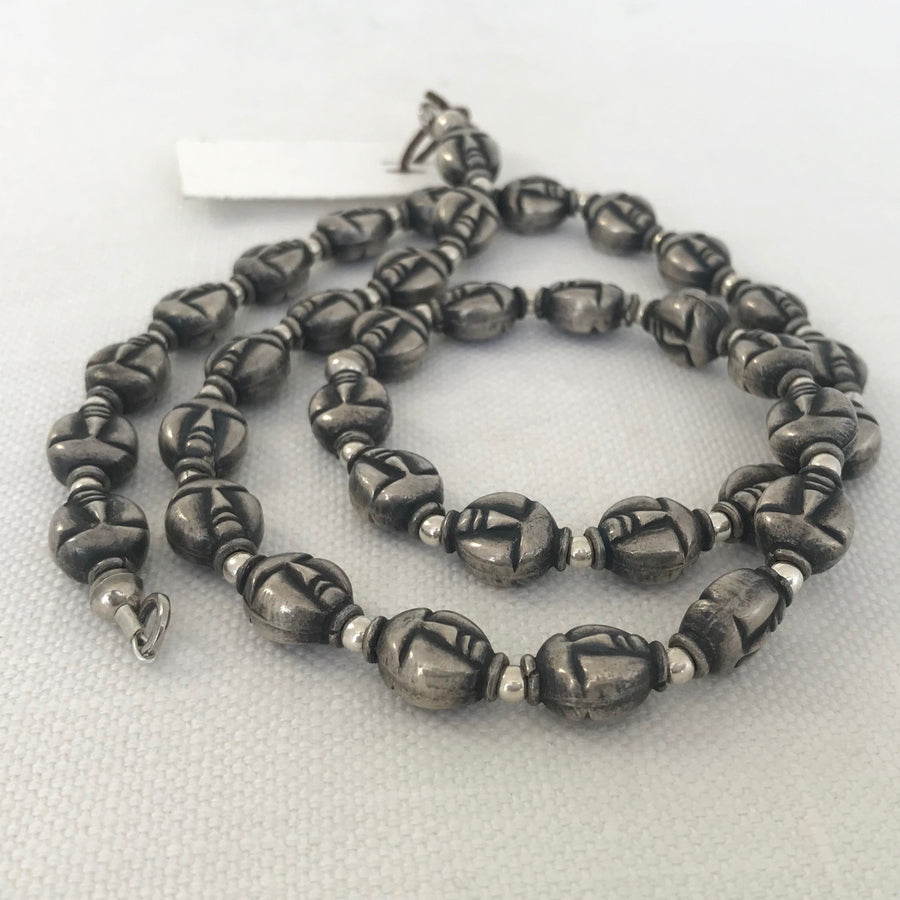 Silver  Head Bead Strand (INS_030)
