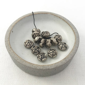 Silver  Rondelle Bead (INS_033)
