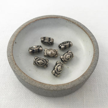 Silver  Rectangle Bead (INS_034)