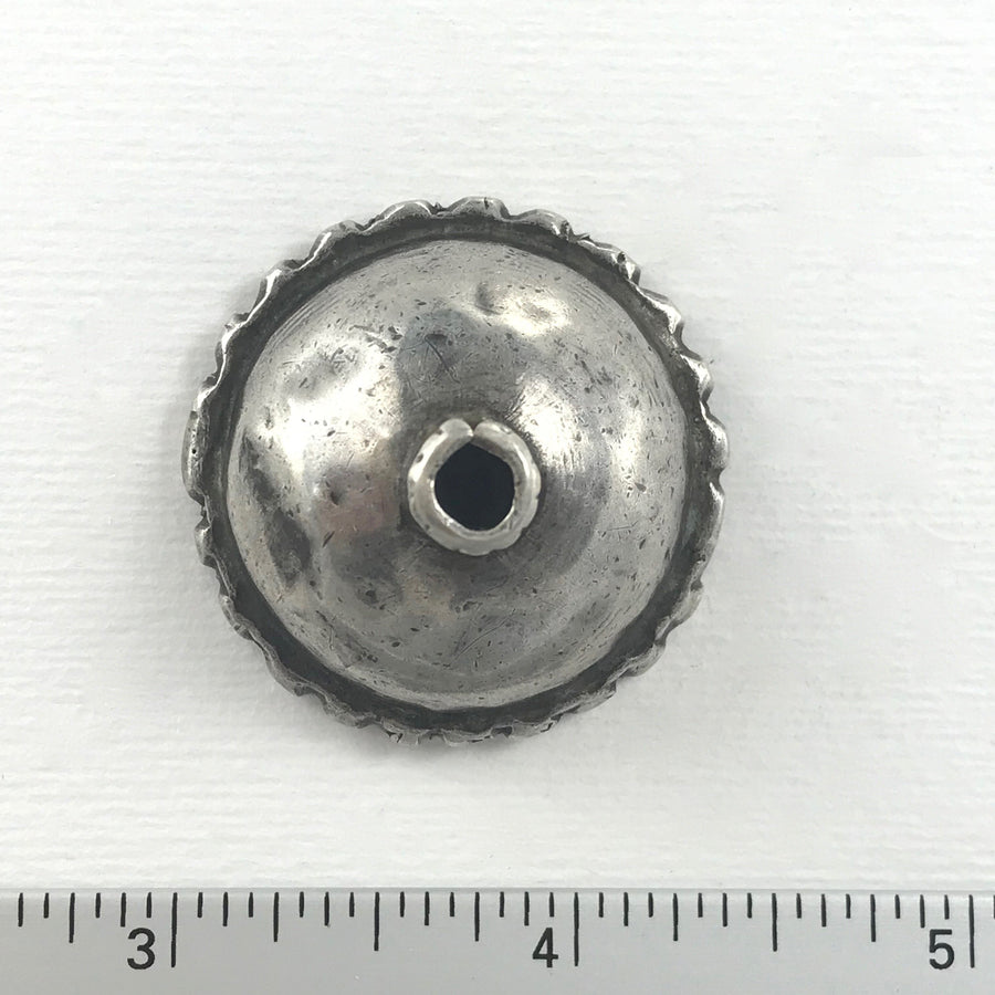 Silver  Half Round Bead Cap (INS_043)